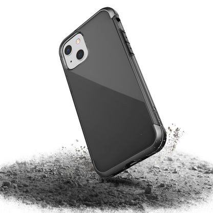 iPhone 13 Kılıf Raptic Air Serisi Airbag Tasarımlı Metal Köşelikli Şeffaf Kapak