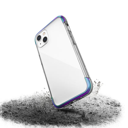 iPhone 13 Kılıf Raptic Air Serisi Airbag Tasarımlı Metal Köşelikli Şeffaf Kapak