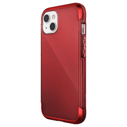 iPhone 13 Kılıf Raptic Air Serisi Airbag Tasarımlı Metal Köşelikli Şeffaf Kapak