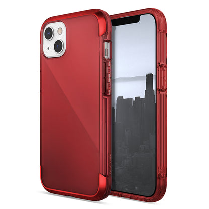 iPhone 13 Kılıf Raptic Air Serisi Airbag Tasarımlı Metal Köşelikli Şeffaf Kapak