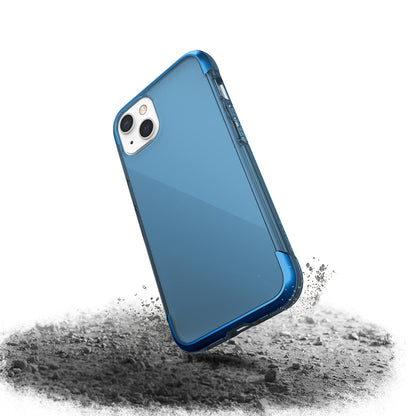iPhone 13 Kılıf Raptic Air Serisi Airbag Tasarımlı Metal Köşelikli Şeffaf Kapak