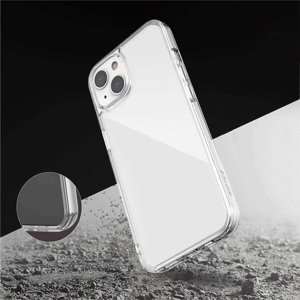 iPhone 13 Kılıf Raptic Glass Plus Serisi Şeffaf Kapak