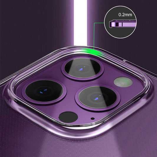 iPhone 13 Kılıf Şeffaf Airbag Tasarımlı Wiwu ZCC-108 Concise Serisi Kapak