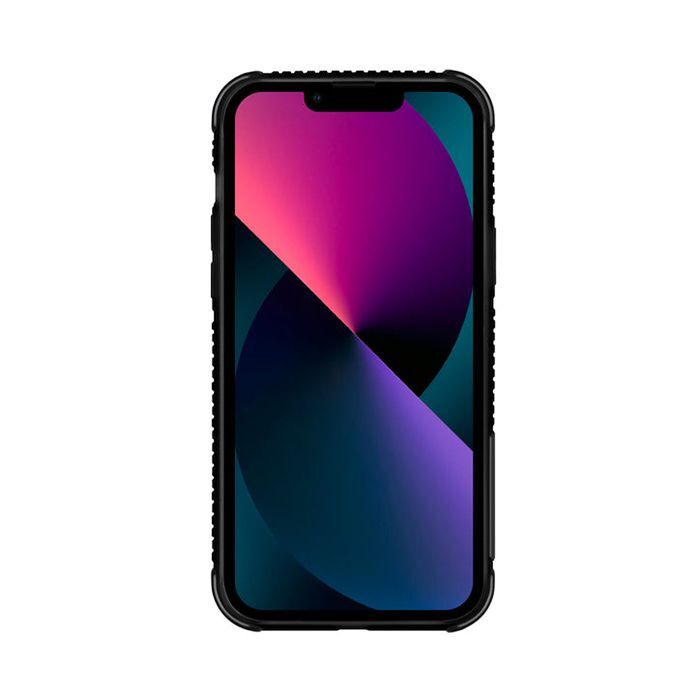 iPhone 13 Kılıf Skinarma Holografik Tasarımlı Standlı Deri Görünümlü Kira Kodo Kapak