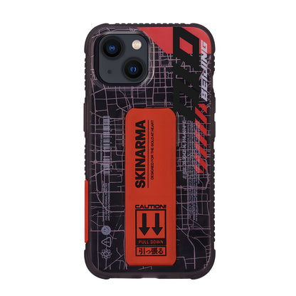 iPhone 13 Kılıf Skinarma Şeffaf Desenli Standlı Ryoiki Kapak