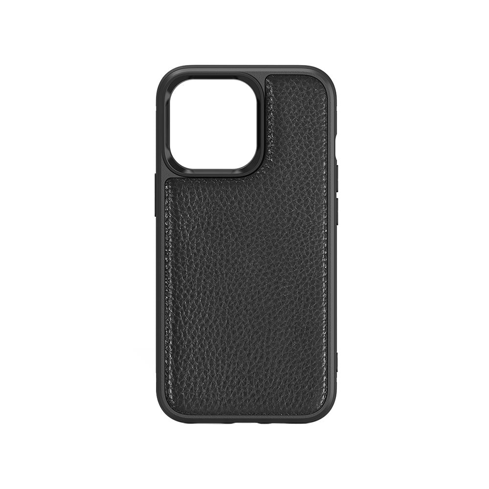 iPhone 13 Kılıf Wiwu Genuine Leather Plastic Calfskin Orjinal Deri Kapak