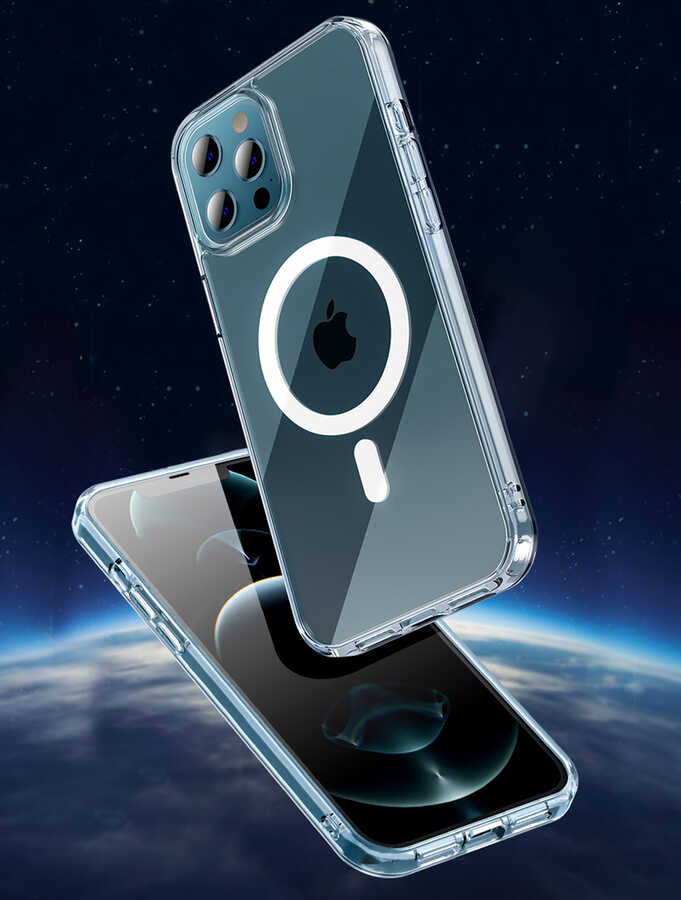 iPhone 13 Kılıf Wiwu Magnetic Crystal Kapak