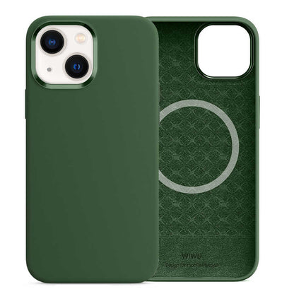 iPhone 13 Kılıf Wiwu M-safe Magnetic Silikon Kapak
