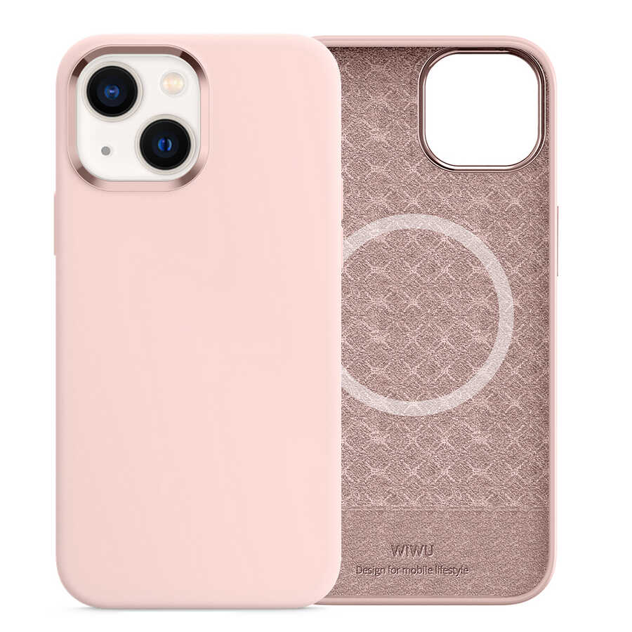iPhone 13 Kılıf Wiwu M-safe Magnetic Silikon Kapak