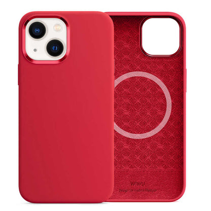 iPhone 13 Kılıf Wiwu M-safe Magnetic Silikon Kapak