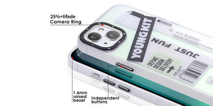 iPhone 13 Kılıf YoungKit Fashion Culture Time Serisi Kapak