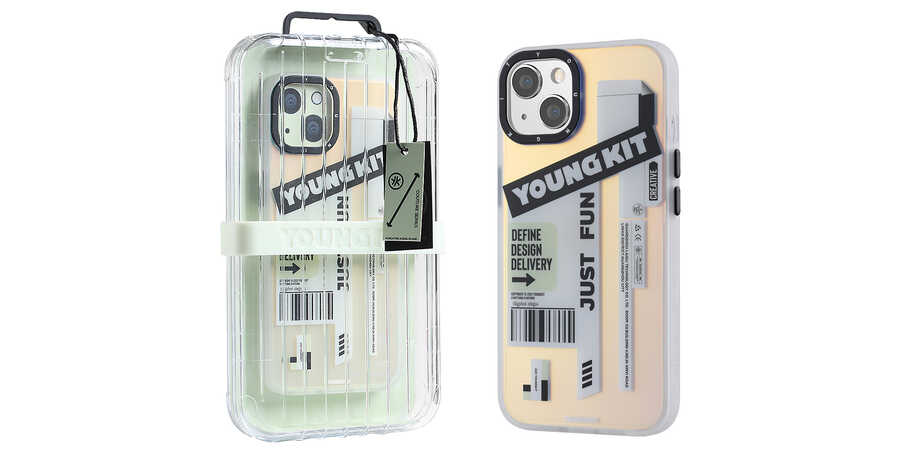 iPhone 13 Kılıf YoungKit Fashion Culture Time Serisi Kapak