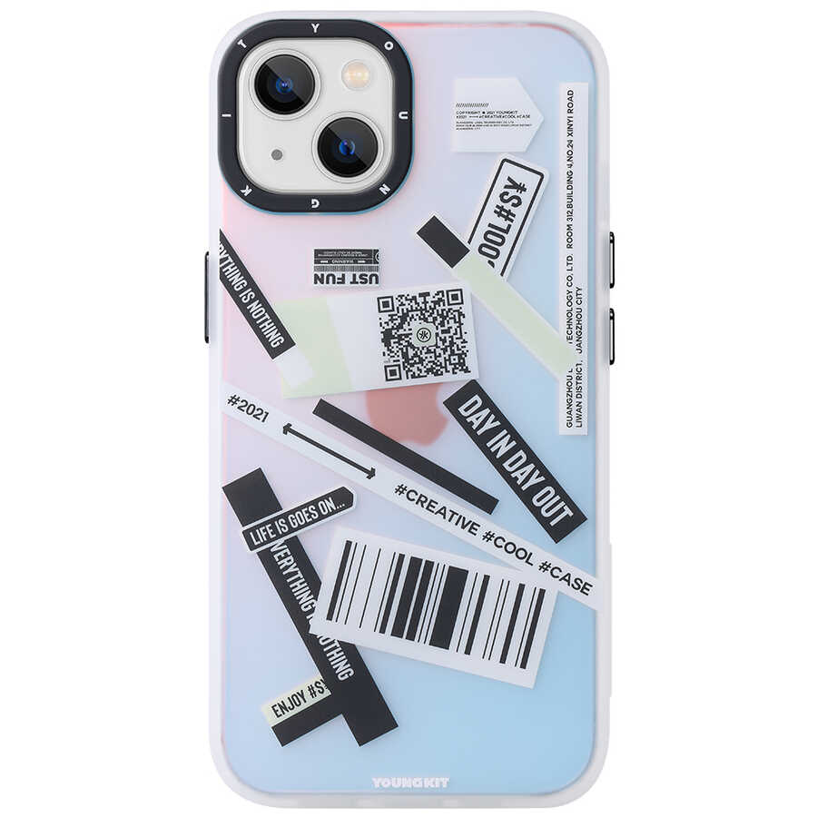 iPhone 13 Kılıf YoungKit Fashion Culture Time Serisi Kapak