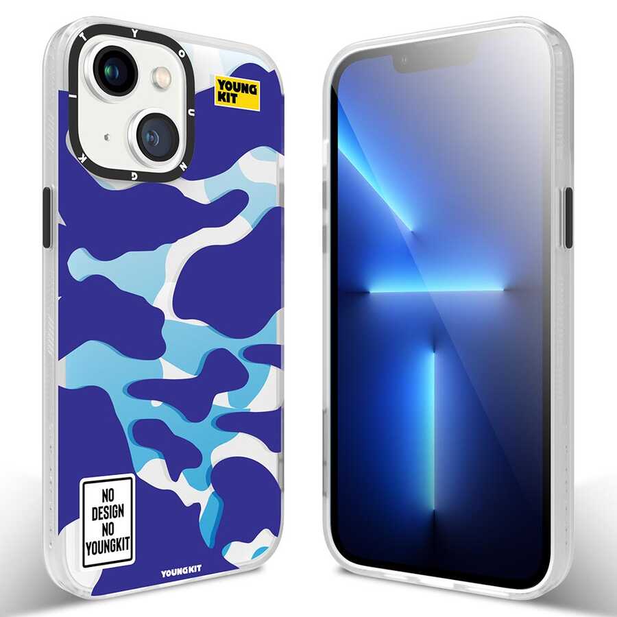 iPhone 13 Kılıf YoungKit Kamuflaj Serisi Kapak