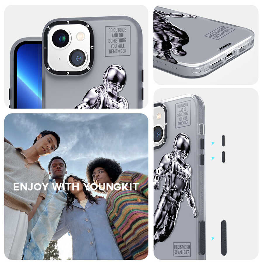 iPhone 13 Kılıf YoungKit Klasik Serisi Kapak