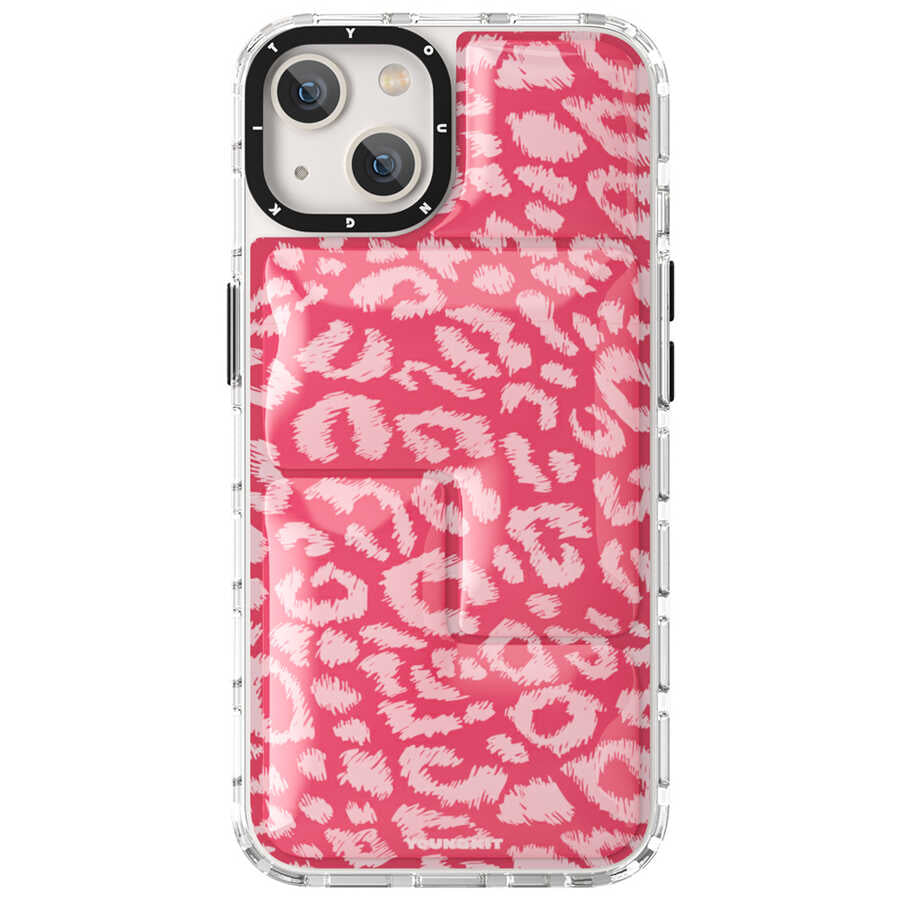iPhone 13 Kılıf YoungKit Leopard Article Serisi Kapak