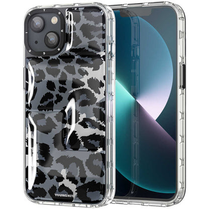 iPhone 13 Kılıf YoungKit Leopard Article Serisi Kapak