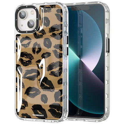 iPhone 13 Kılıf YoungKit Leopard Article Serisi Kapak