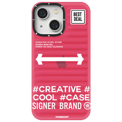 iPhone 13 Kılıf YoungKit Luggage FireFly Serisi Kapak