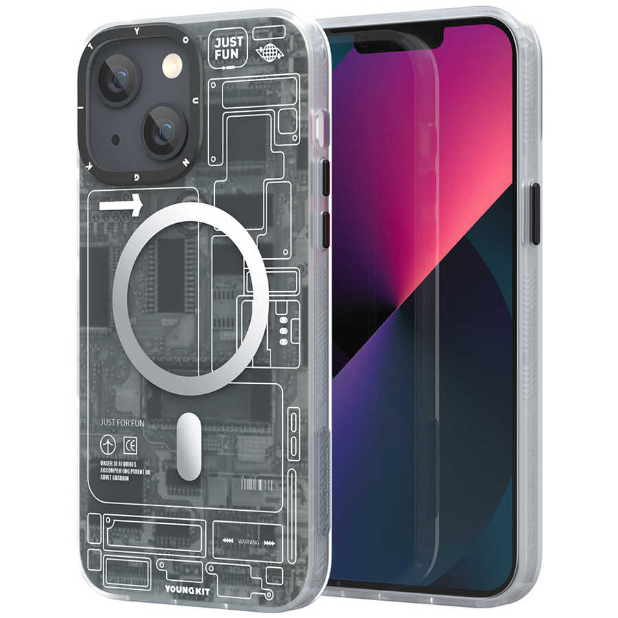iPhone 13 Kılıf YoungKit Technology Serisi Kapak