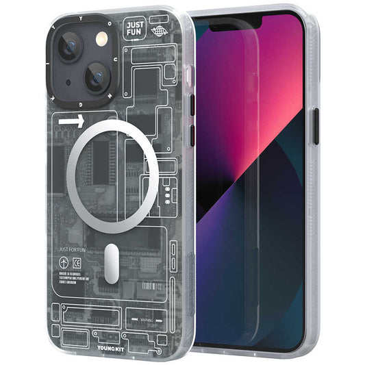 iPhone 13 Kılıf YoungKit Technology Serisi Kapak