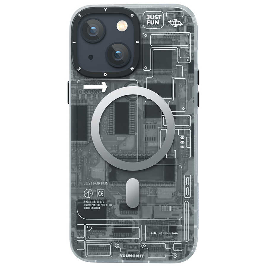 iPhone 13 Kılıf YoungKit Technology Serisi Kapak