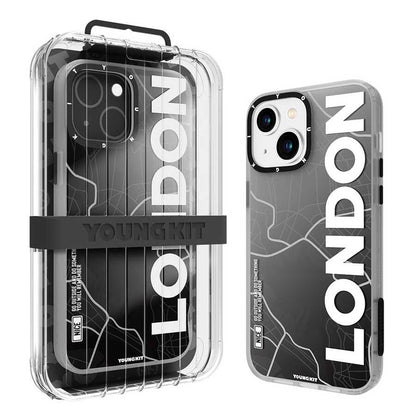 iPhone 13 Kılıf YoungKit World Trip Serisi Kapak