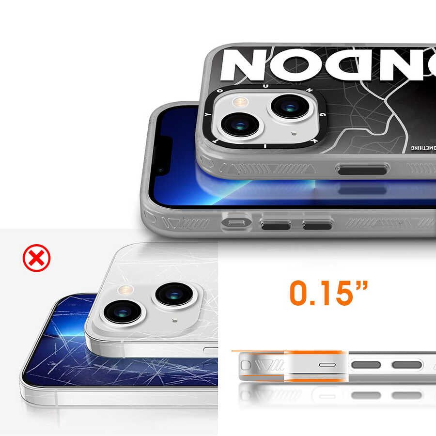 iPhone 13 Kılıf YoungKit World Trip Serisi Kapak