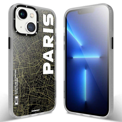iPhone 13 Kılıf YoungKit World Trip Serisi Kapak