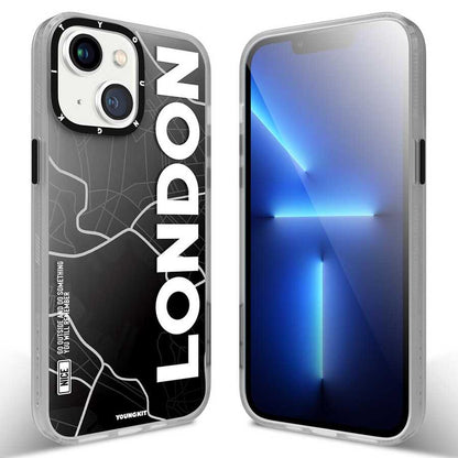 iPhone 13 Kılıf YoungKit World Trip Serisi Kapak