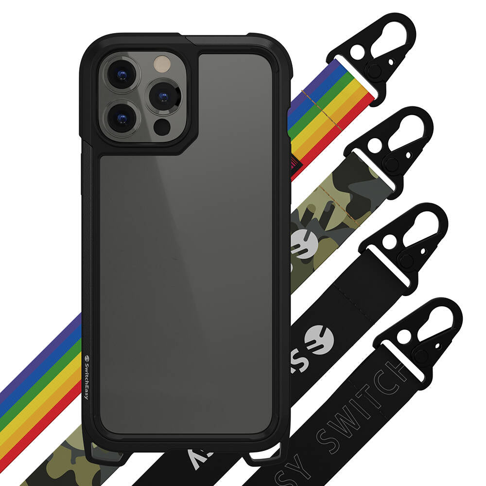 iPhone 13 Pro Kılıf Boyun Askılı Kompozit Tasarımlı Şok Önleyicili Lisanslı Switcheasy Odyssey Kapak