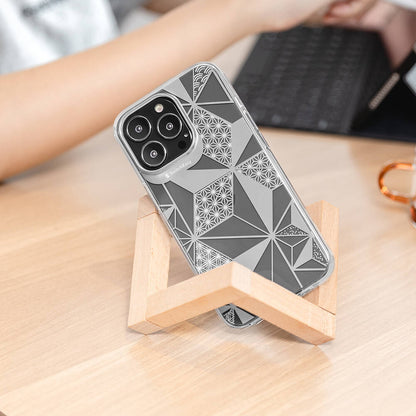 iPhone 13 Pro Kılıf Çift IMD Baskılı Lisanslı Switcheasy Artist Asanoha Kapak