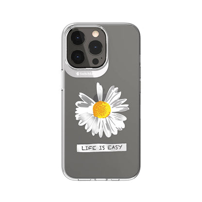 iPhone 13 Pro Kılıf Çift IMD Baskılı Lisanslı Switcheasy Artist Daisy Kapak