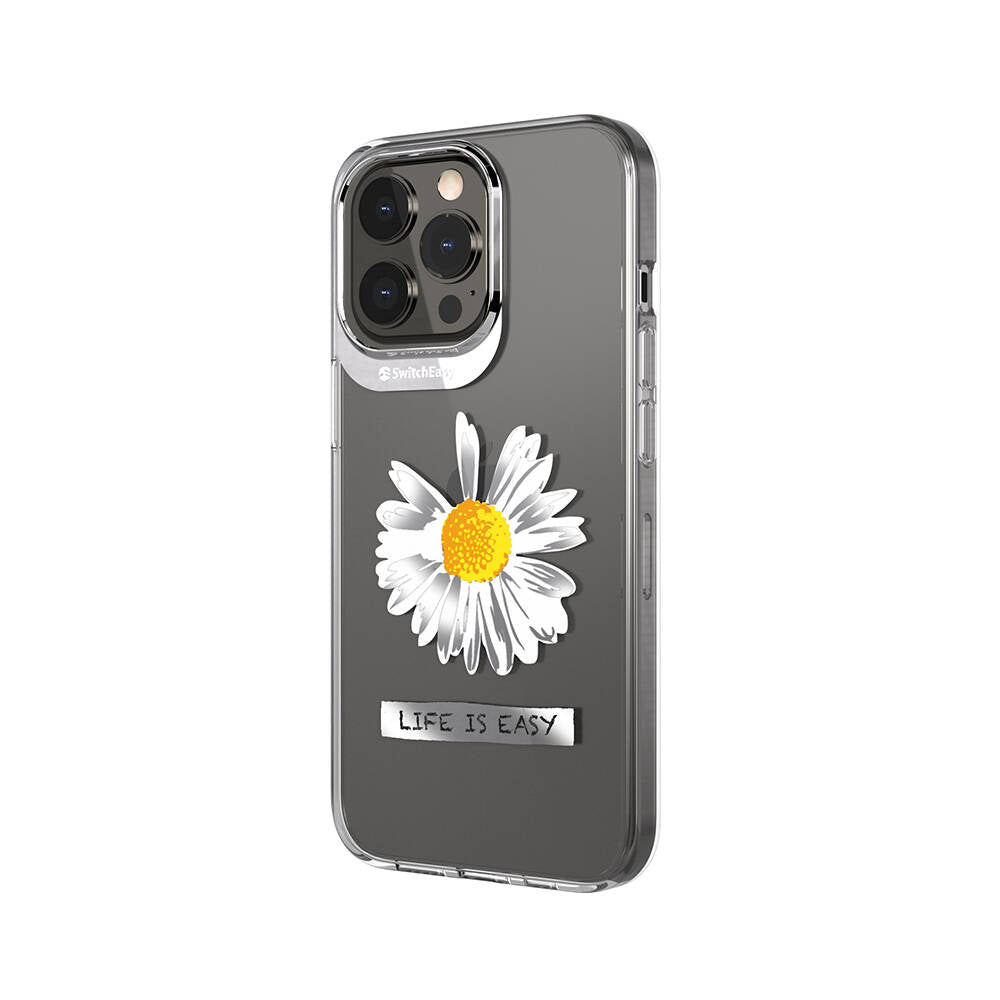 iPhone 13 Pro Kılıf Çift IMD Baskılı Lisanslı Switcheasy Artist Daisy Kapak