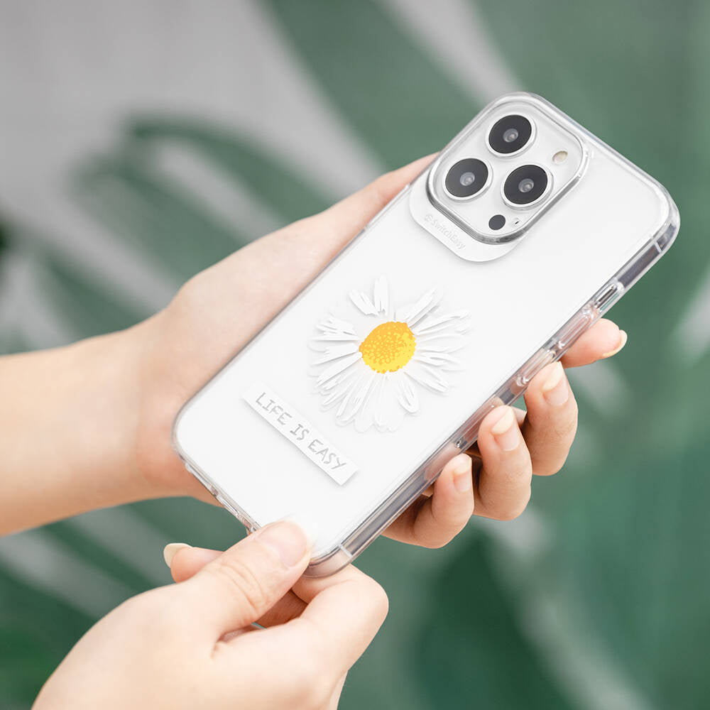 iPhone 13 Pro Kılıf Çift IMD Baskılı Lisanslı Switcheasy Artist Daisy Kapak