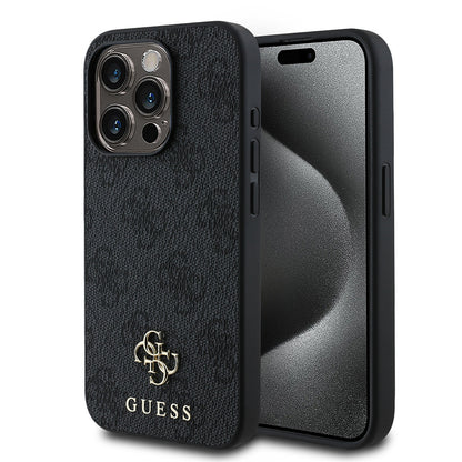 iPhone 13 Pro Kılıf Guess Orjinal Lisanslı M-safe Şarj Özellikli Small 4G Classic Kapak