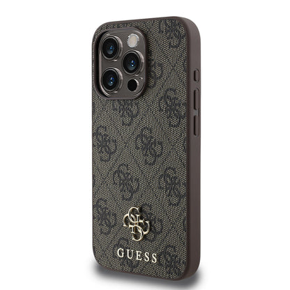 iPhone 13 Pro Kılıf Guess Orjinal Lisanslı M-safe Şarj Özellikli Small 4G Classic Kapak