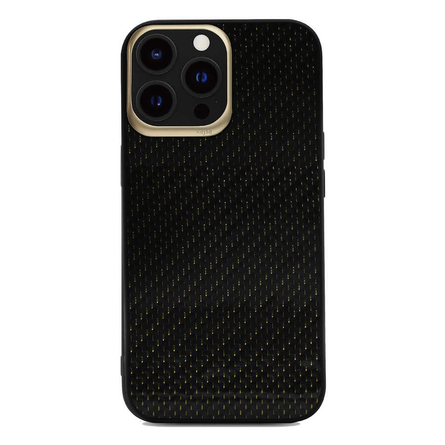 iPhone 13 Pro Kılıf Kajsa Carbon Fiber Collection Arka Kapak
