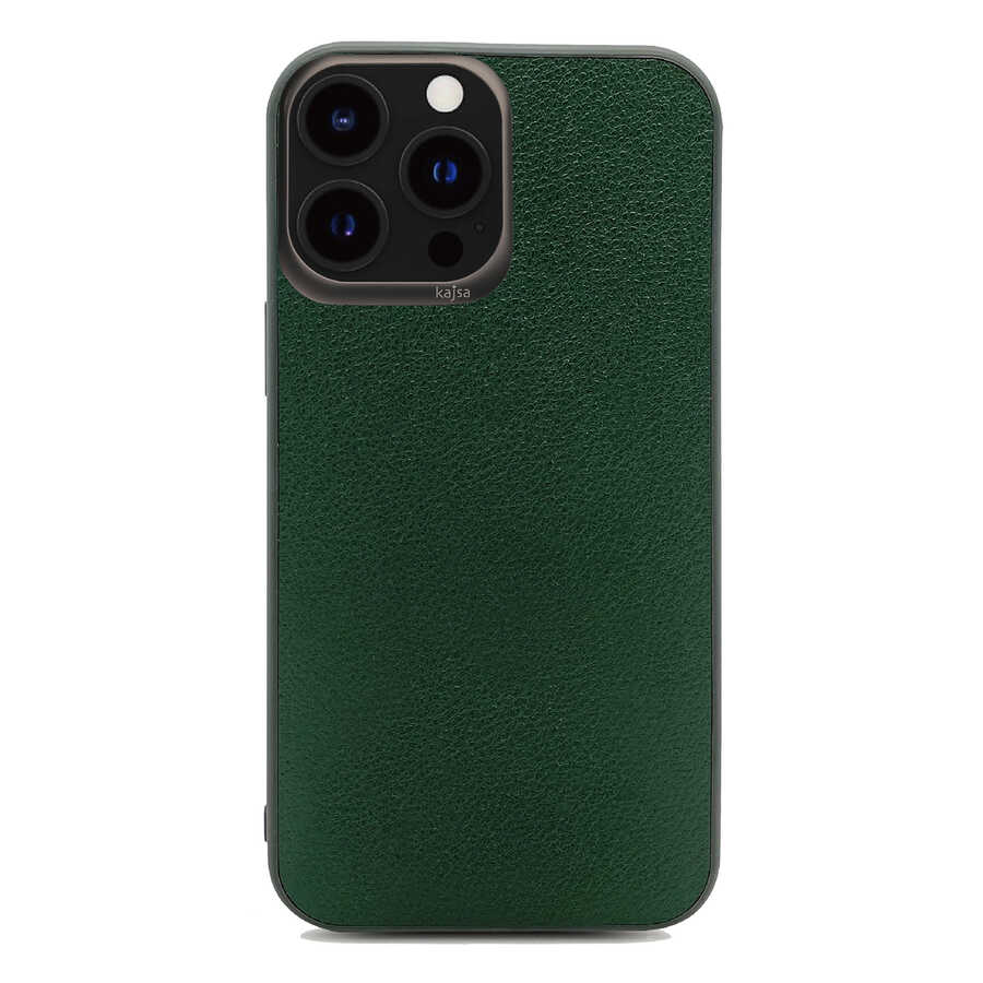 iPhone 13 Pro Kılıf Kajsa Luxe Collection Hakiki Deri Kapak