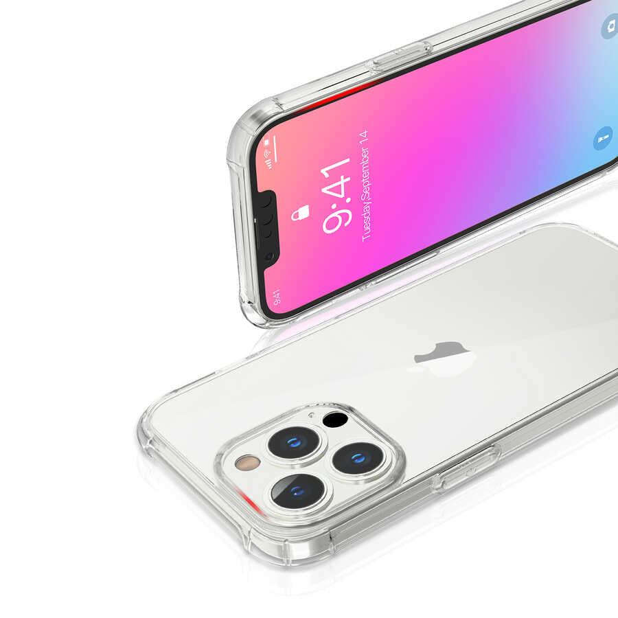 iPhone 13 Pro Kılıf Kajsa Transparent Kapak