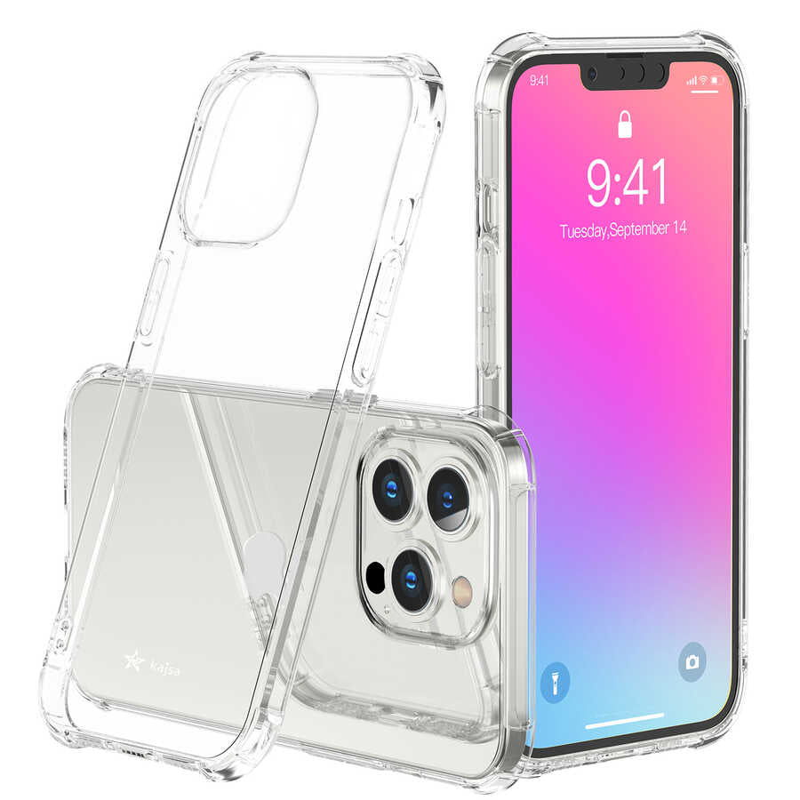 iPhone 13 Pro Kılıf Kajsa Transparent Kapak
