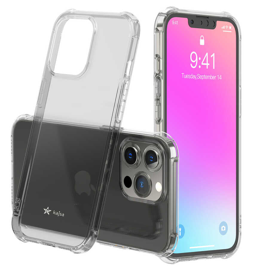 iPhone 13 Pro Kılıf Kajsa Transparent Kapak