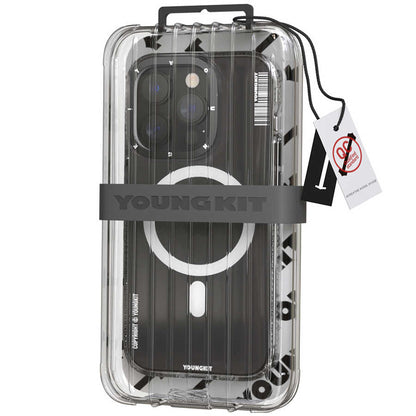 iPhone 13 Pro Kılıf M-safe Şarj Özellikli YoungKit Exquisite Serisi Kapak