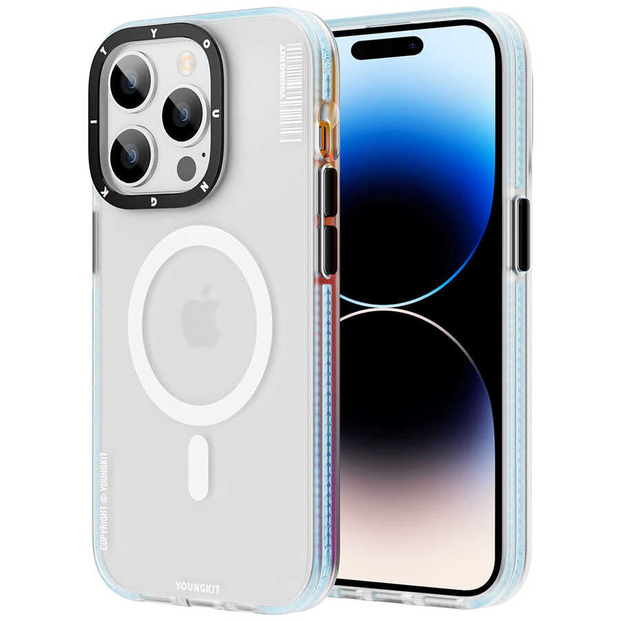 iPhone 13 Pro Kılıf M-safe Şarj Özellikli Youngkit Jane Sand Serisi Kapak