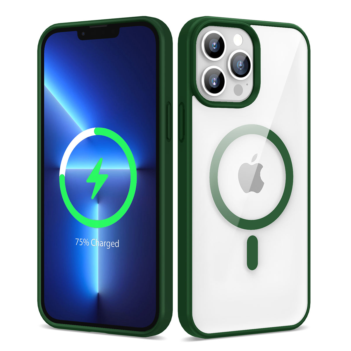 Apple iPhone 13 Pro Kılıf M-safe Wireless Şarj Özellikli Silikon Zore Ege Kapak