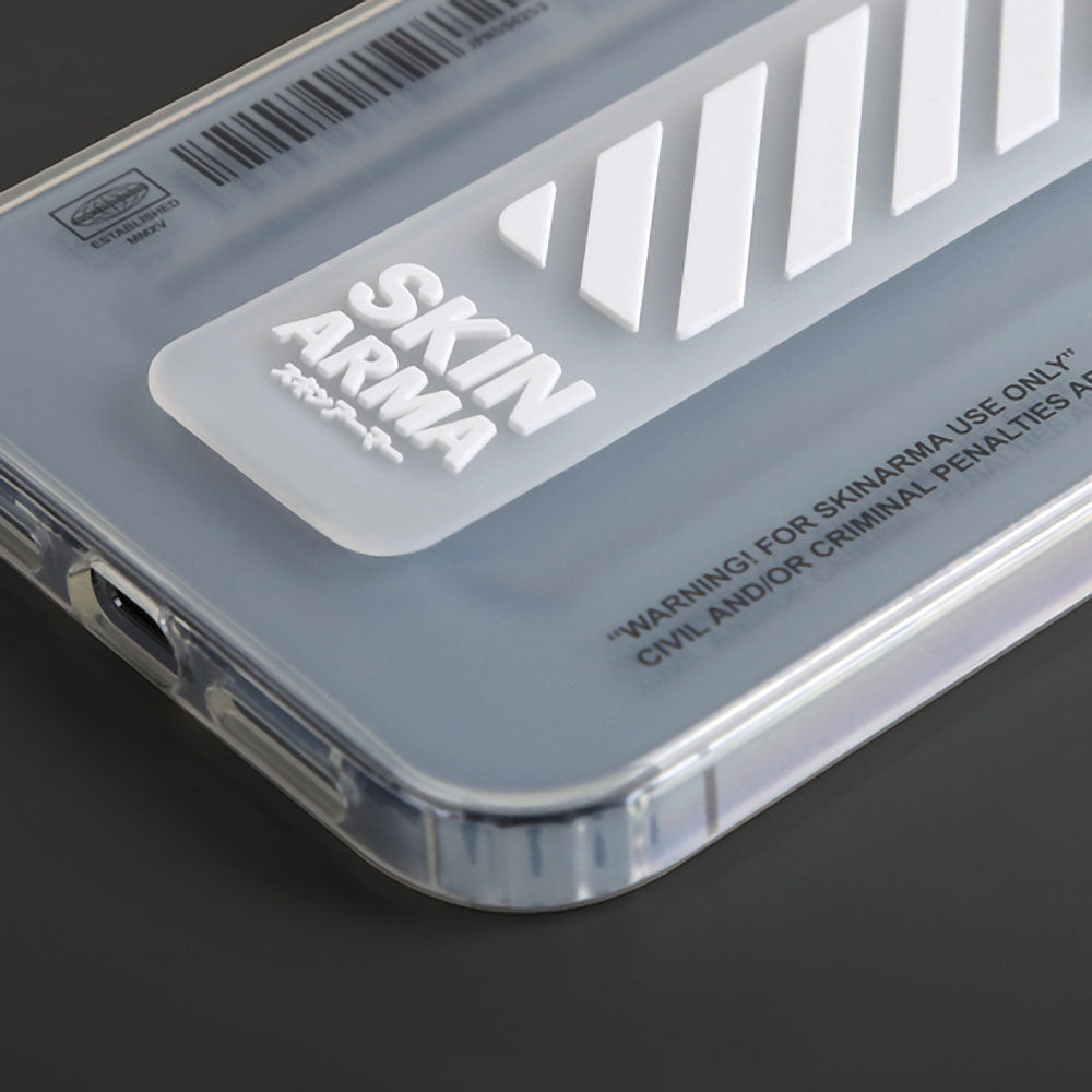 iPhone 13 Pro Kılıf SkinArma Şeffaf Desenli Kaze Kapak