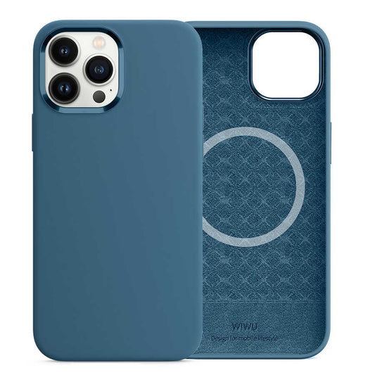 iPhone 13 Pro Kılıf Wiwu M-safe Magnetic Silikon Kapak