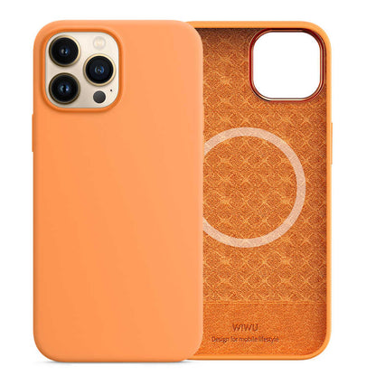 iPhone 13 Pro Kılıf Wiwu M-safe Magnetic Silikon Kapak