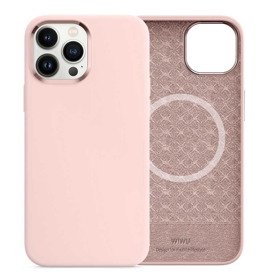 iPhone 13 Pro Kılıf Wiwu M-safe Magnetic Silikon Kapak