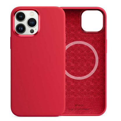 iPhone 13 Pro Kılıf Wiwu M-safe Magnetic Silikon Kapak